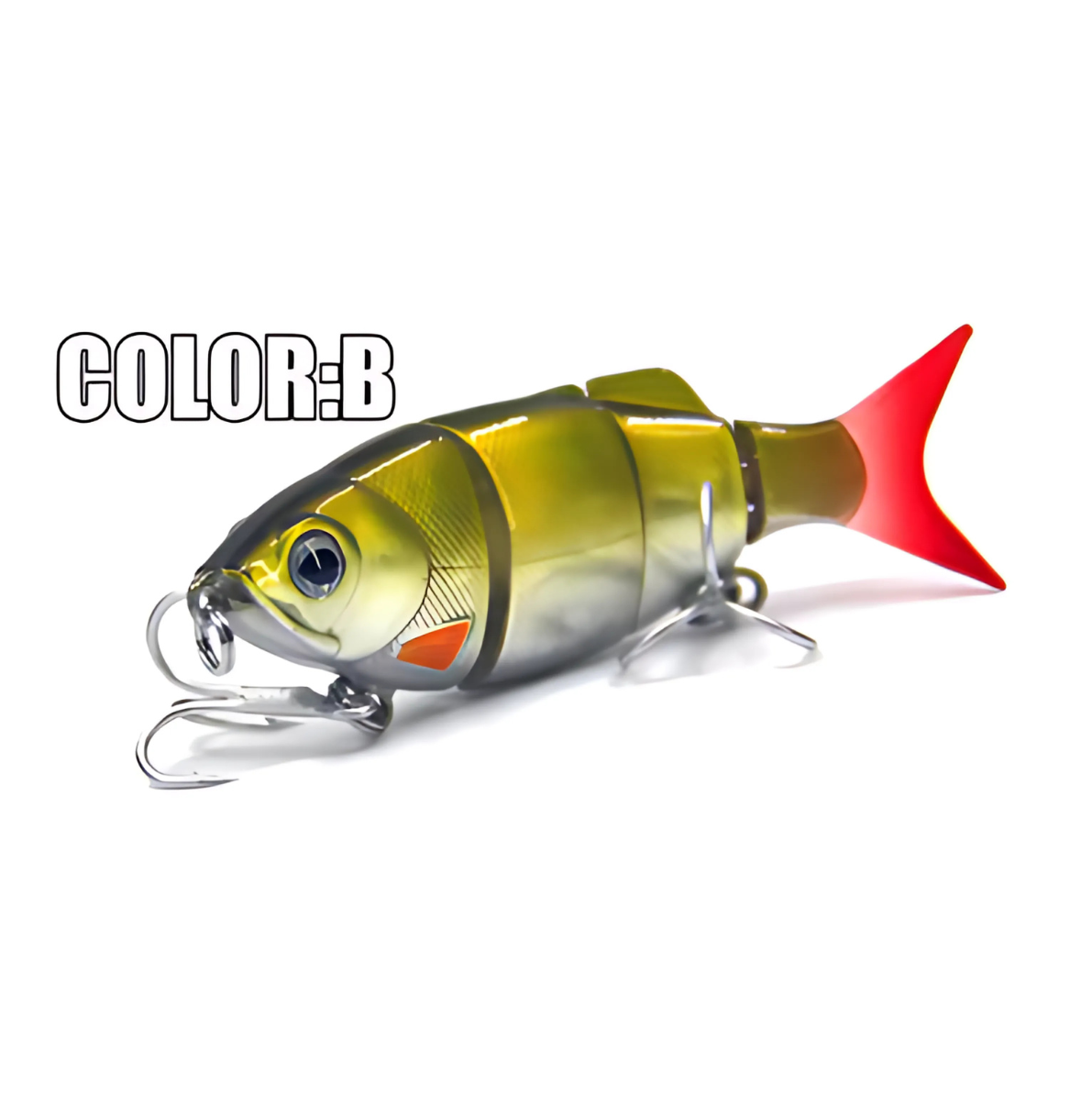 Jointed Super Seeker ベイトフィッシュ Beitofisshu Shad Swimbait Sinking