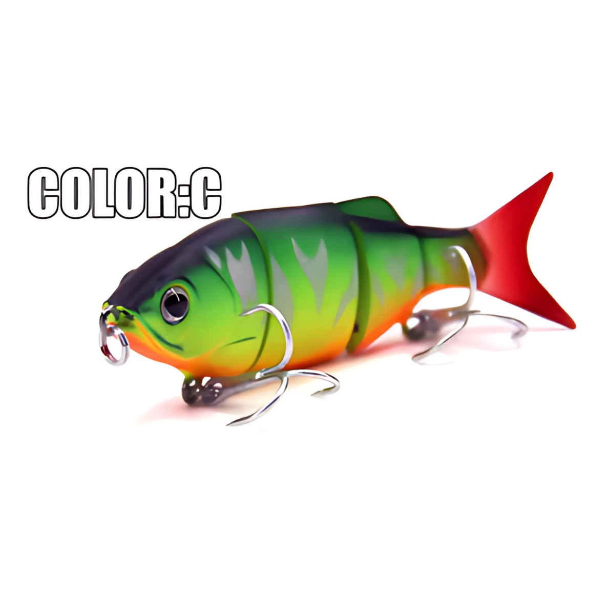 Jointed Super Seeker ベイトフィッシュ Beitofisshu Shad Swimbait Sinking