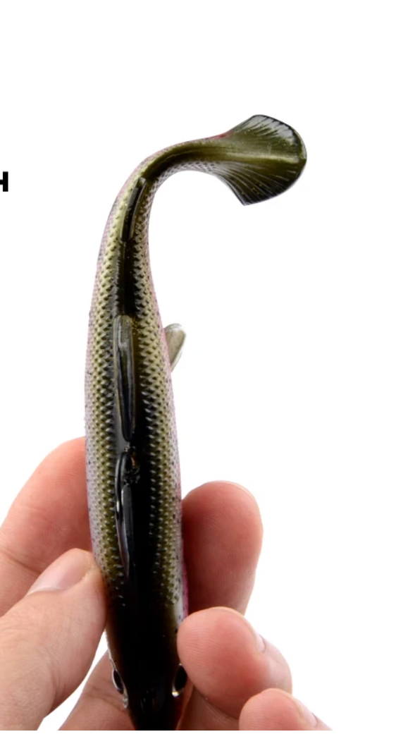 Soft SwimBait Trout Shad Imitation Lure 柔らかい